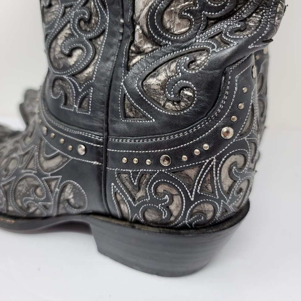 Luchesse Womens Knee High Western Cowgirl Boots 8B - Picture 9 of 9